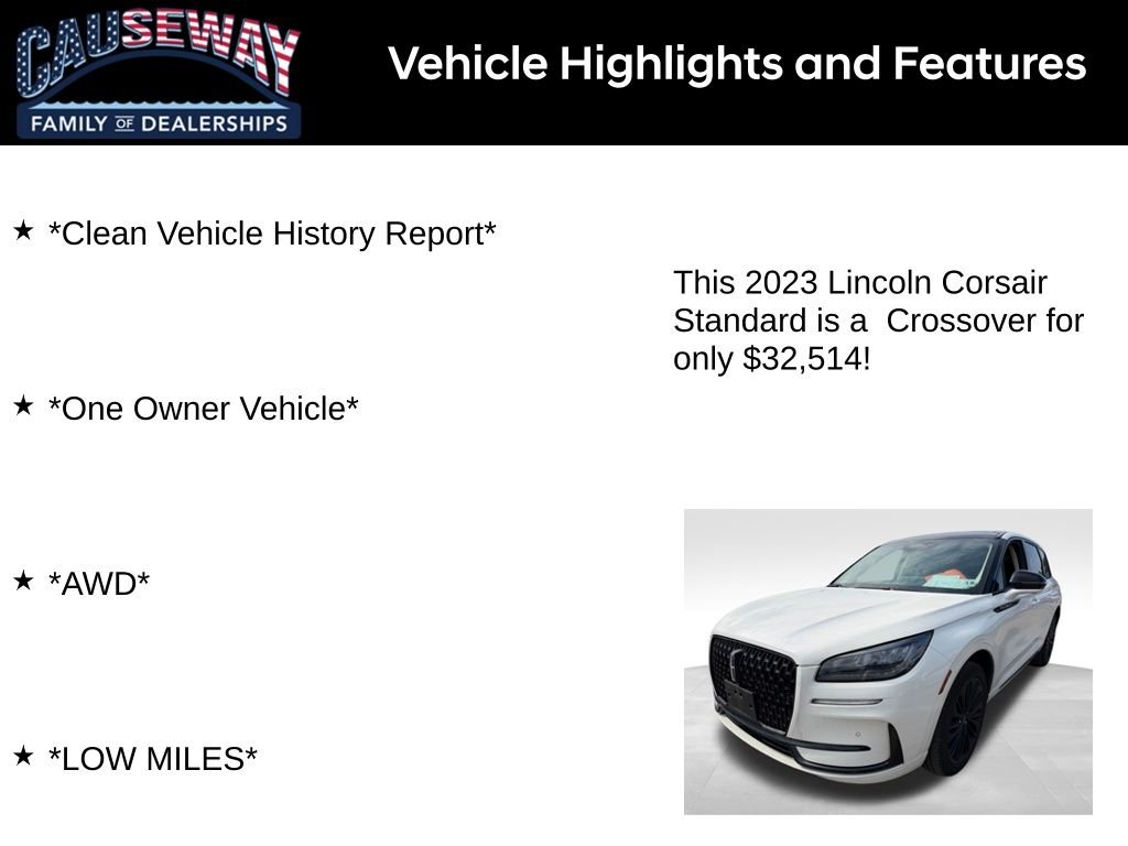 Used 2023 White Lincoln Standard image 2