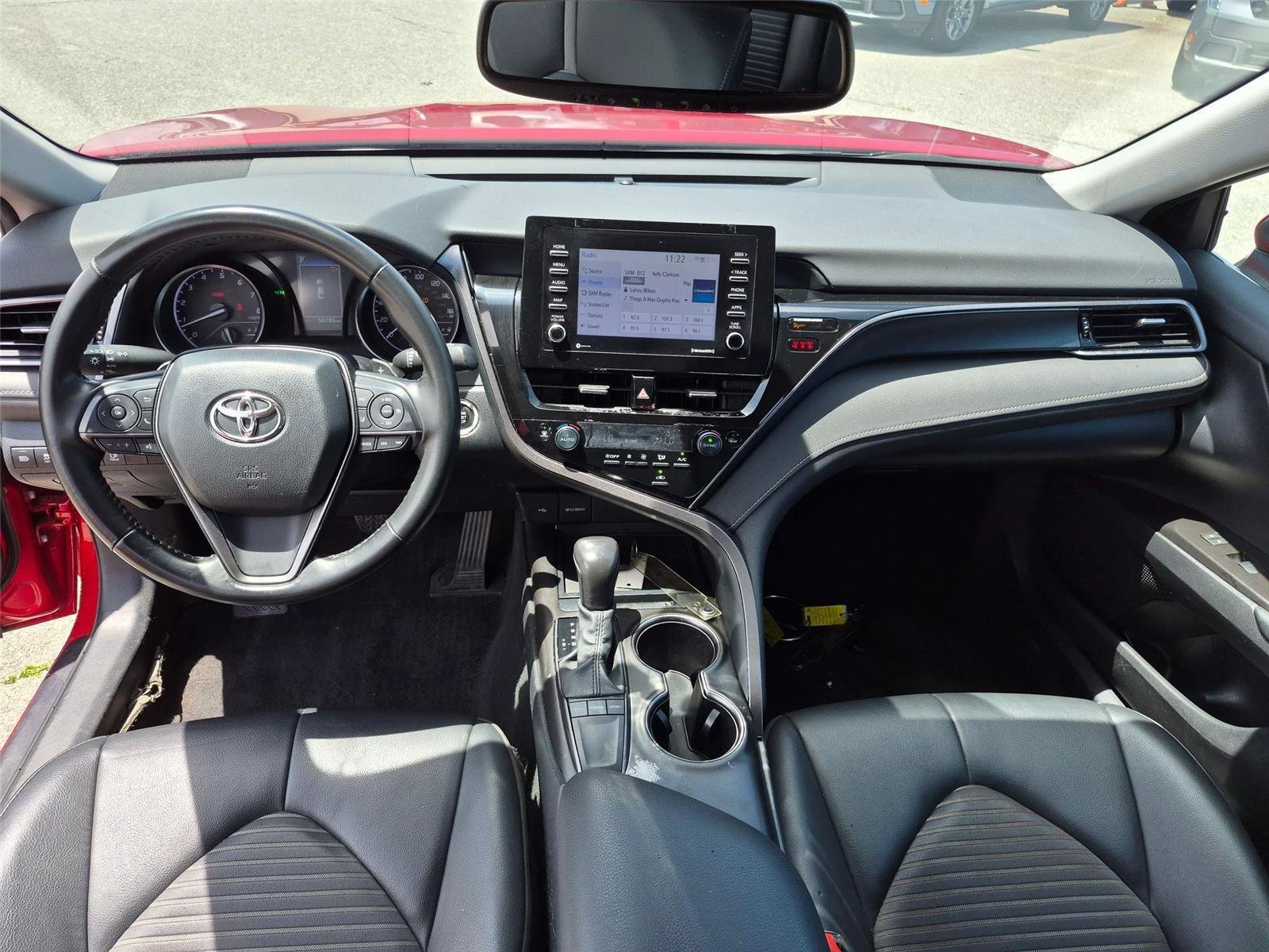 Used 2024 Supersonic Red Toyota SE image 30
