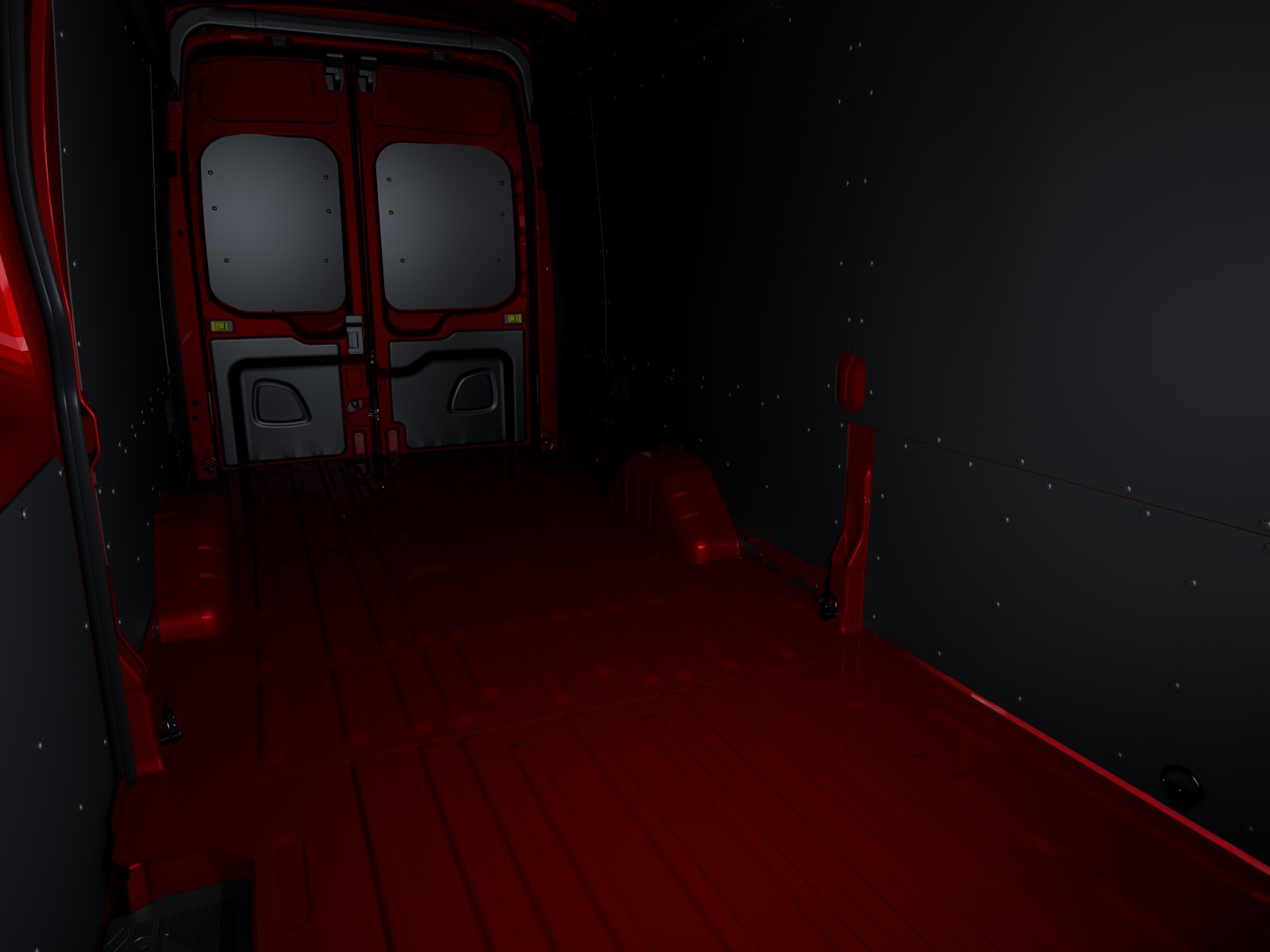 New 2027 Race Red Ford Cargo Van image 11