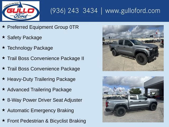 Used 2023 Sterling Gray Metallic Chevrolet Trail Boss image 10