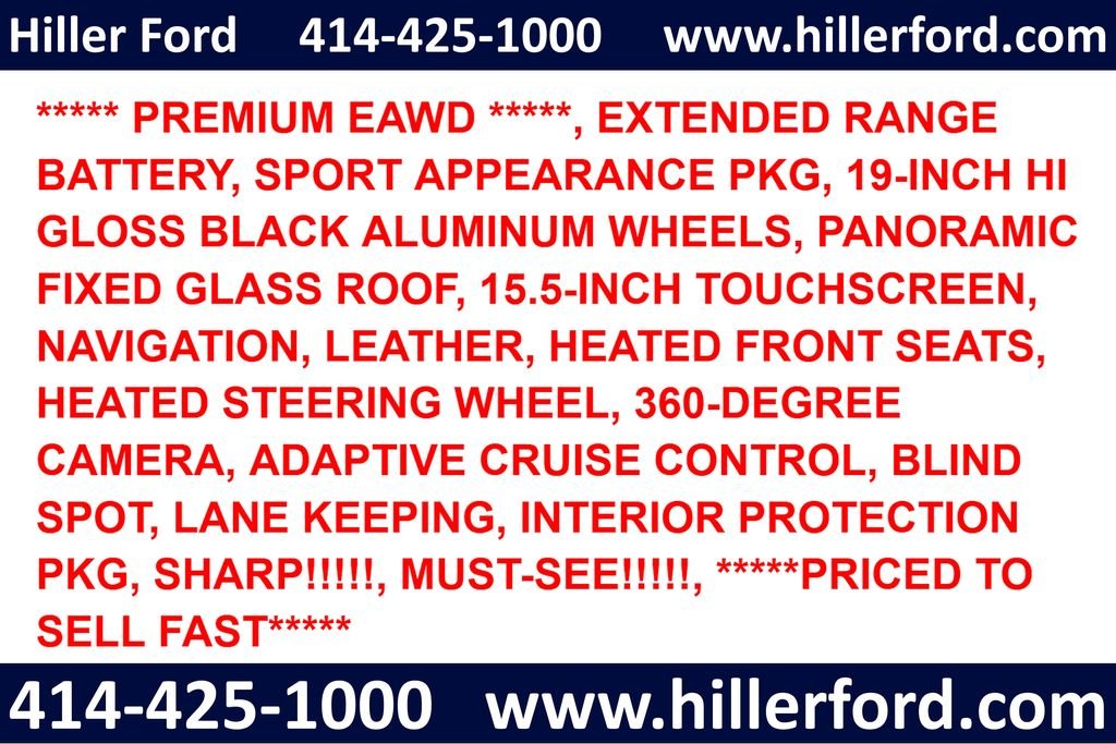 Used 2025 Ford Mustang Mach-E Premium AWD with VIN 3FMTK3SU1SMA05664 for sale in Franklin, WI
