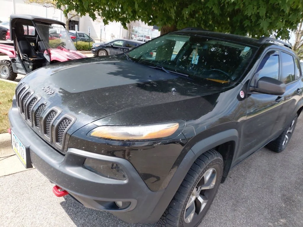 Used 2015 Black Jeep Trailhawk image 2