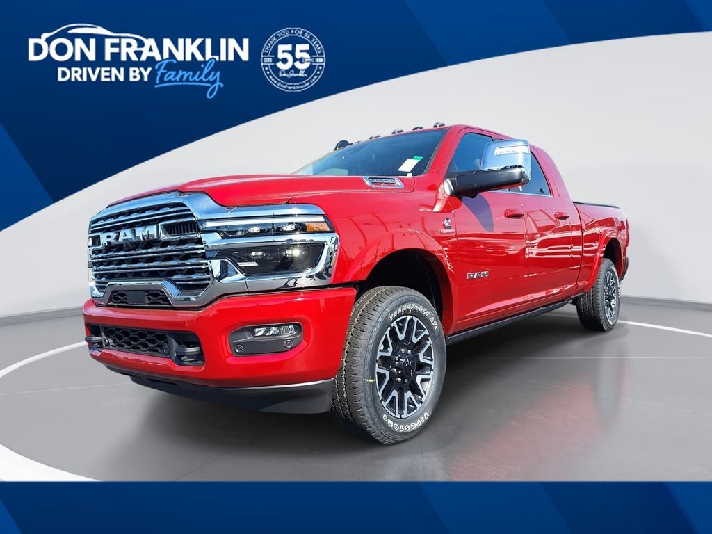 New 2026 Molten Red Pearl-Coat Exterior Paint RAM Limited Longhorn image 1