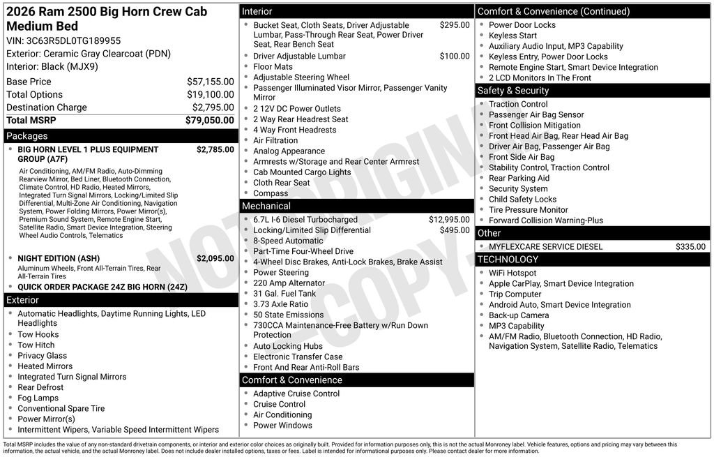 2026 RAM 2500 Big Horn - Photo 4