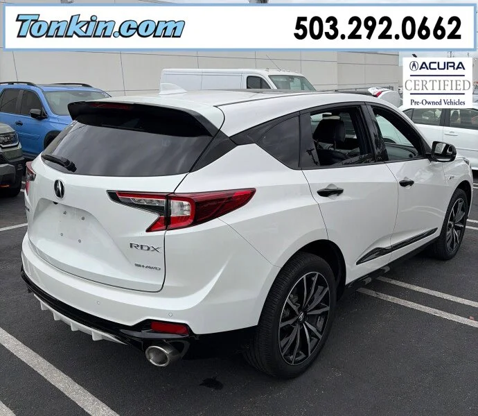 Certified Used 2025 Platinum White Pearl Acura A-Spec Advance Package SH-AWD image 4