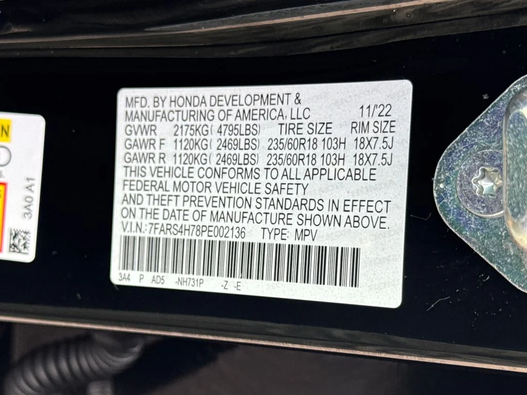 Used 2023 Black Honda EX-L image 46