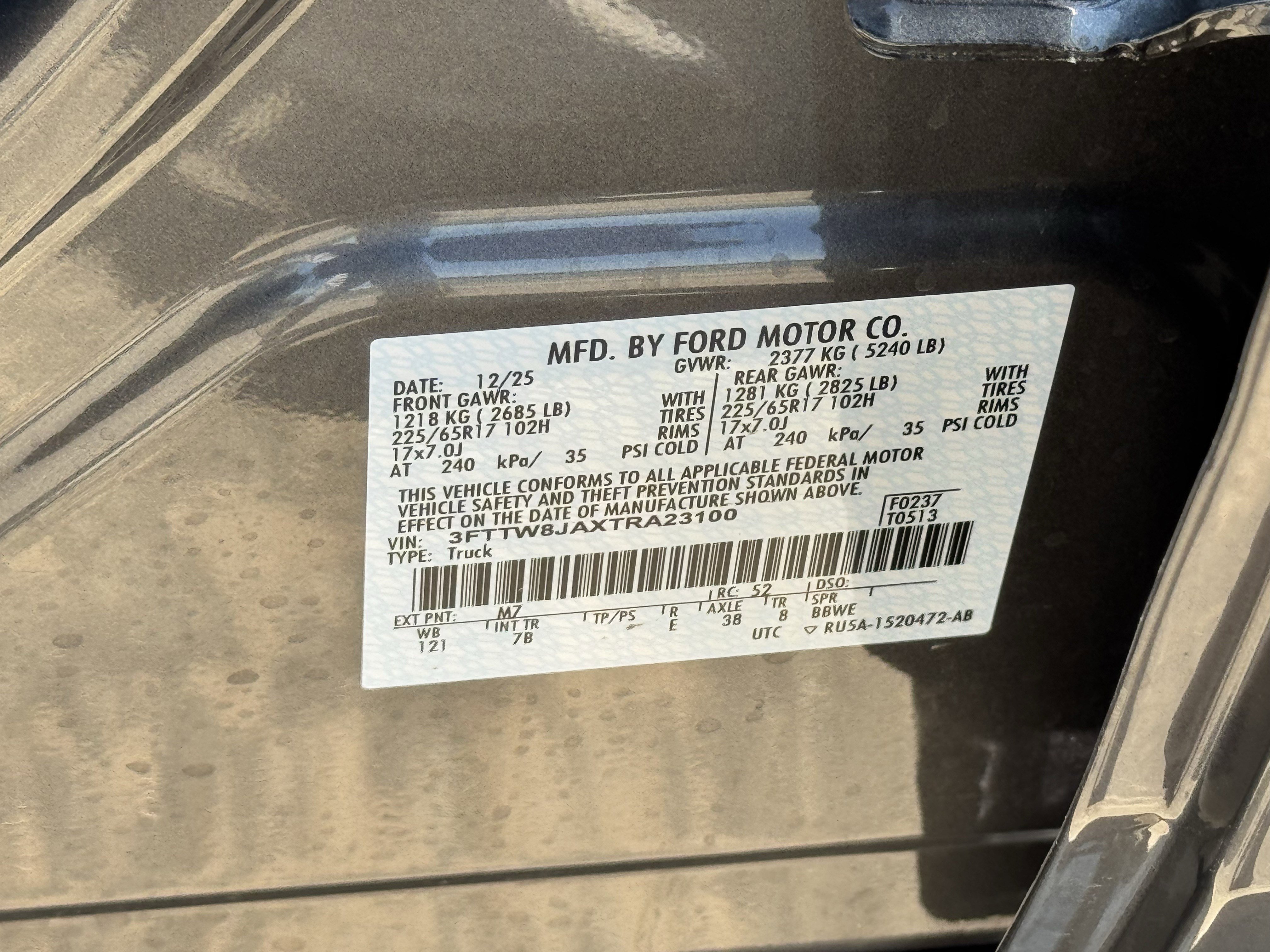 New 2026 Carbonized Gray Metallic Ford XLT image 21