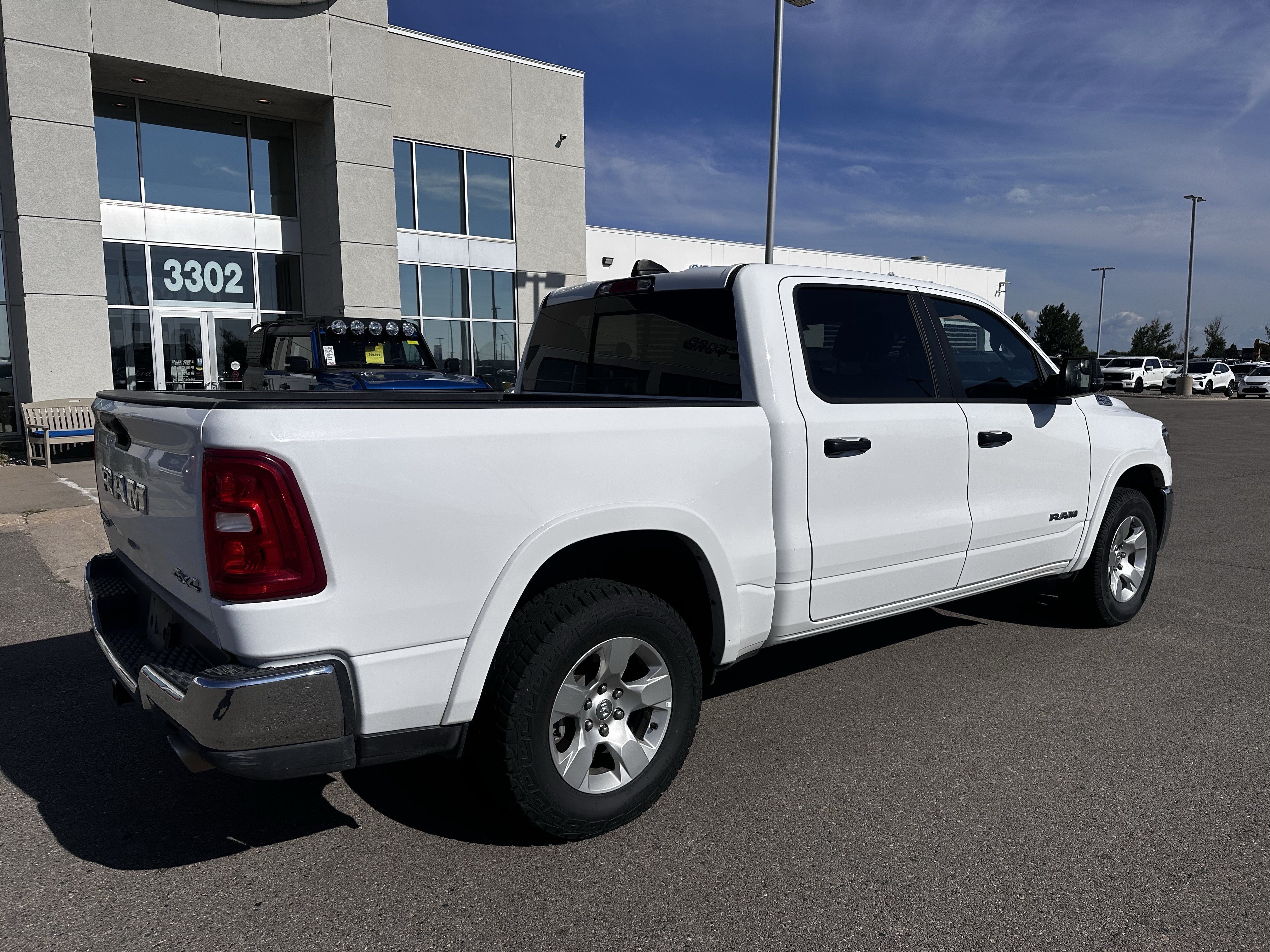 Used 2025 Bright White Clearcoat Ram Big Horn image 4