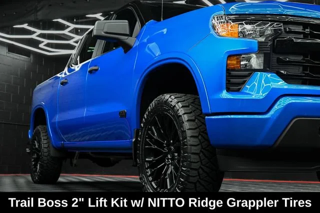 New 2025 Riptide Blue Metallic Chevrolet Custom image 2