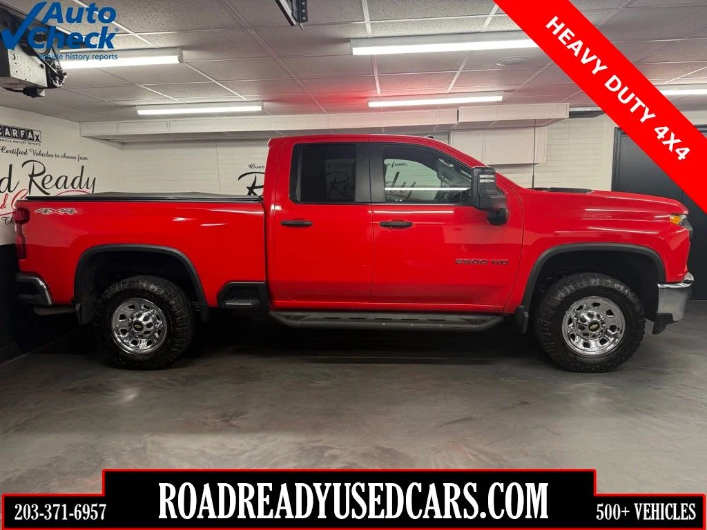 Used 2020 Red Chevrolet Work Truck image 1
