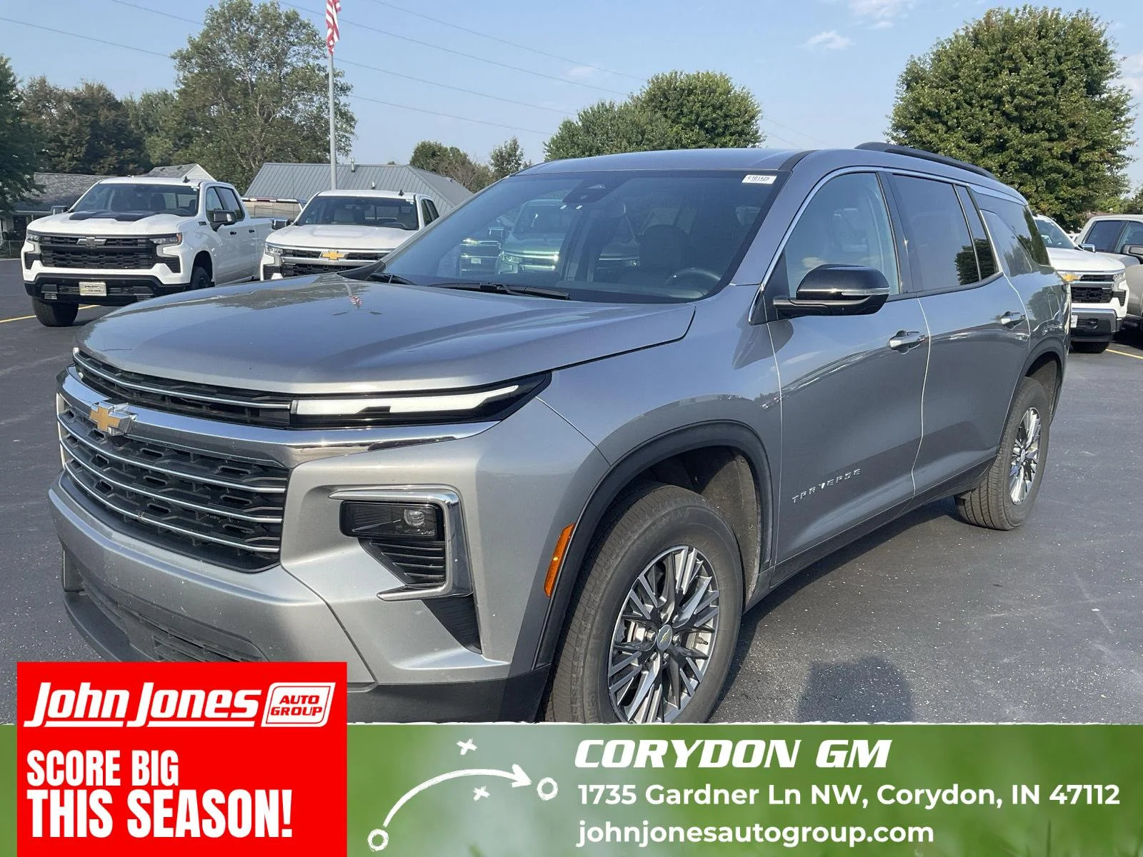 Used 2026 Sterling Gray Metallic Chevrolet AWD LT image 1