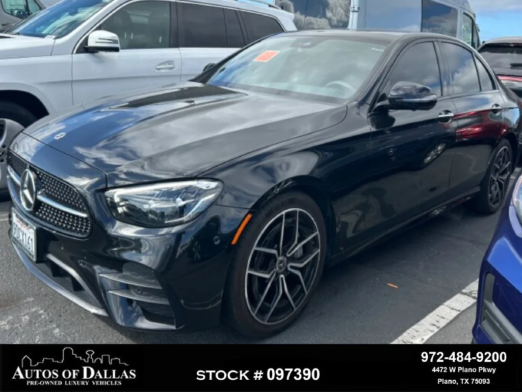 Used 2022 Black Mercedes-Benz E 350 image 1