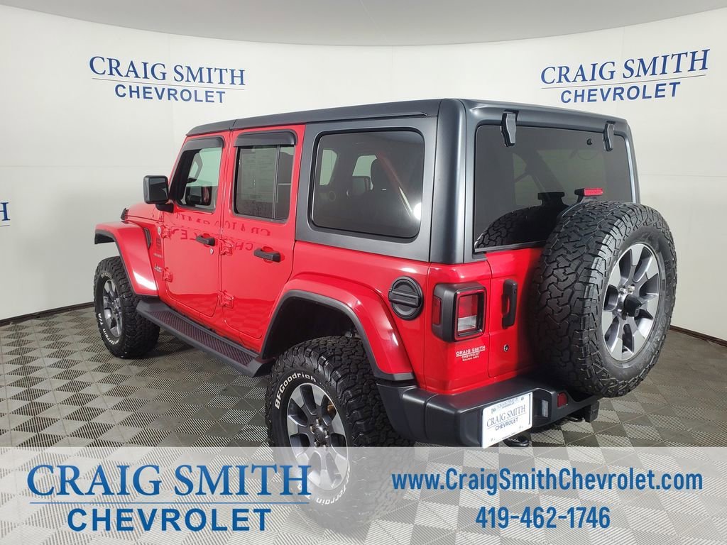 Used 2019 Red Jeep Sahara image 3