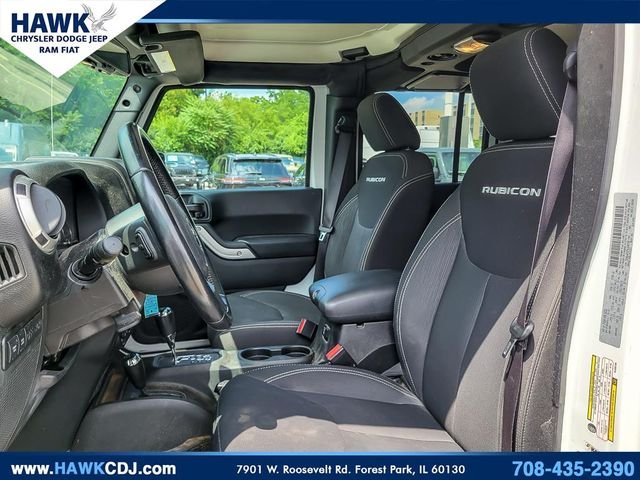 Used 2017 White Jeep Unlimited Rubicon image 8