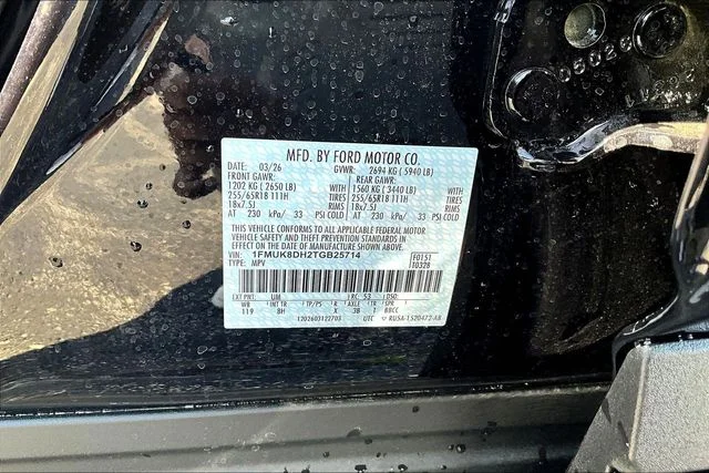 New 2026 Agate Black Metallic Ford Active image 8