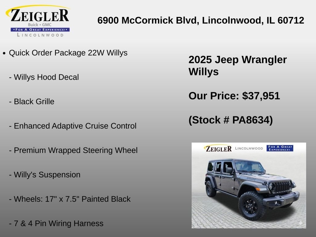 Used 2025 Gray Jeep Willys image 24