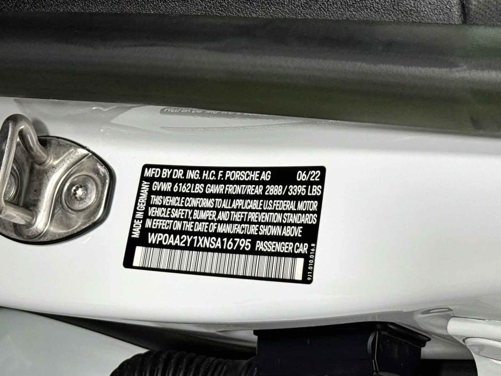Used 2022 White Porsche Base image 24