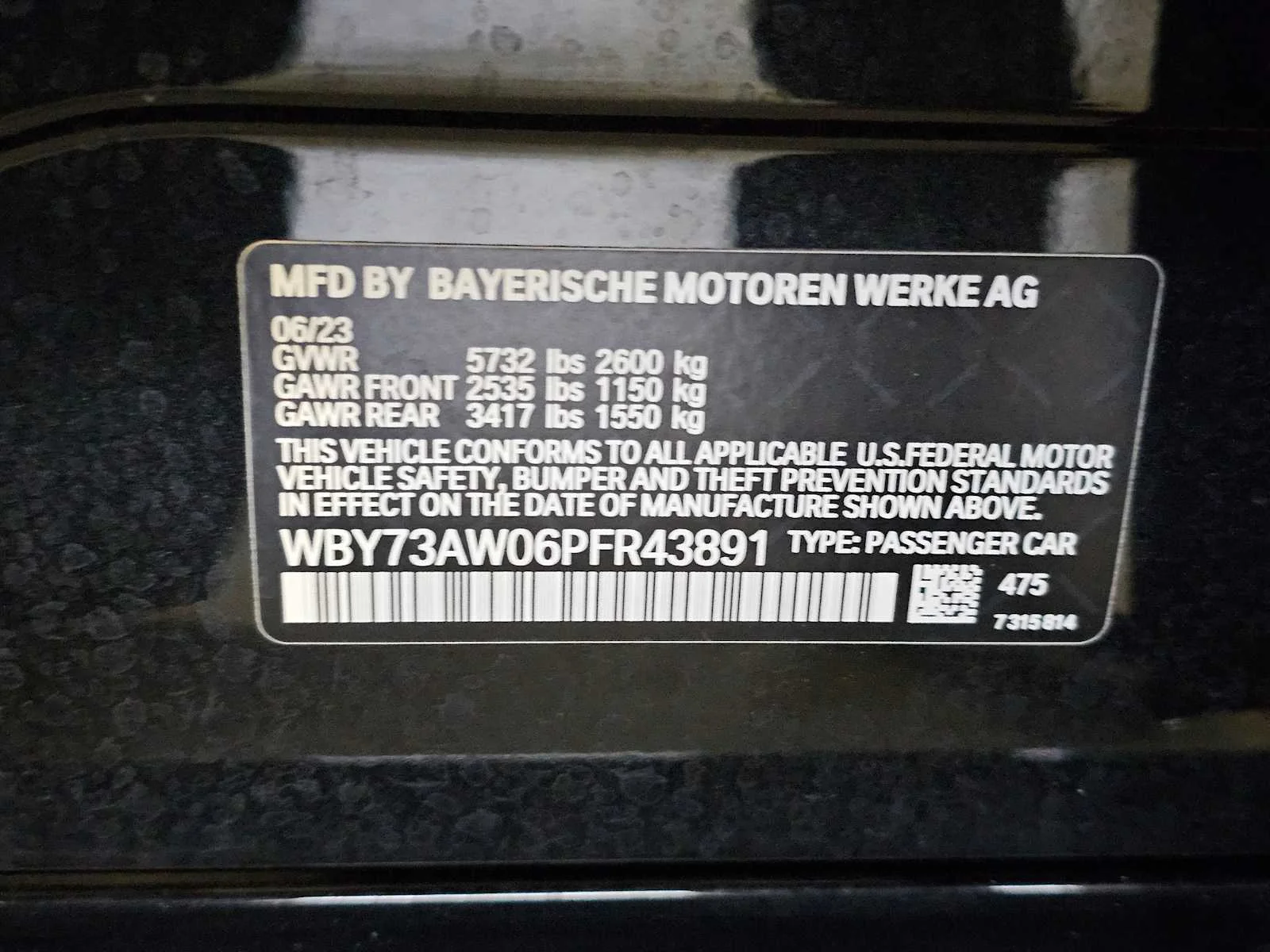Certified Used 2023 Black Sapphire Metallic BMW eDrive40 image 33