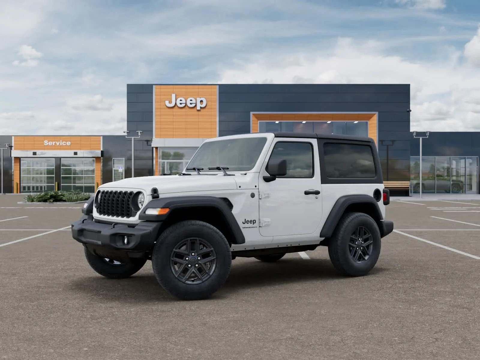 New 2026 Bright White Clearcoat Jeep Sport S image 2
