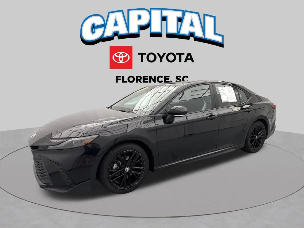 Used 2025 Black Toyota SE image 3