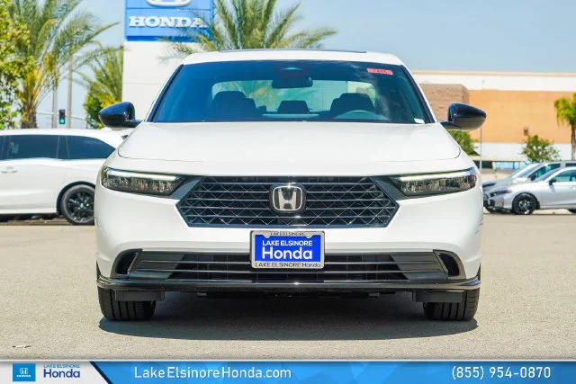 New 2026 Platinum White Pearl Honda Sport-L Hybrid image 3