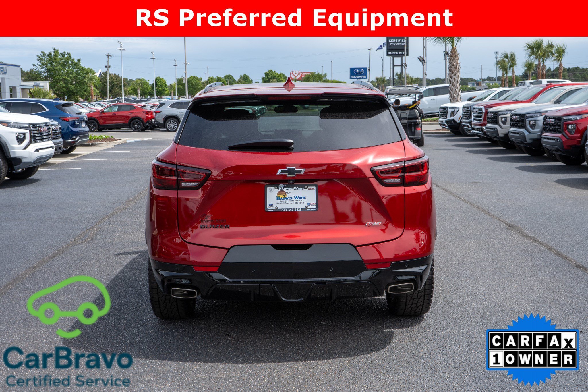 Used 2023 Radiant Red Tintcoat Chevrolet RS image 4