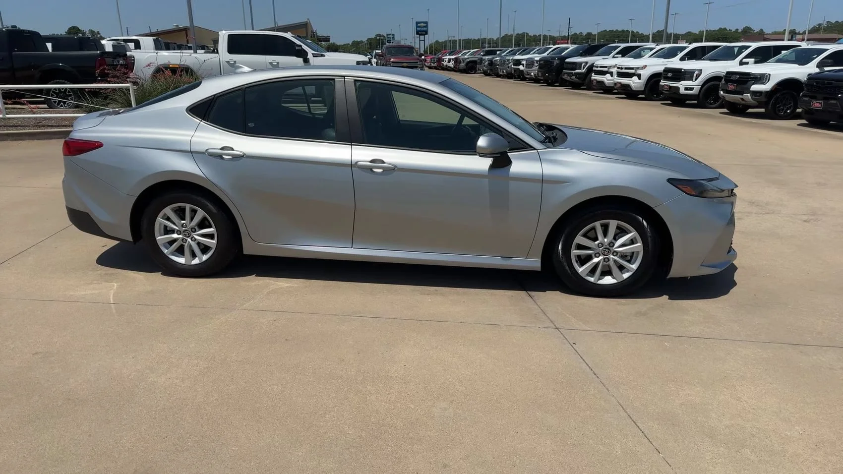 Used 2025 Celestial Silver Metallic Toyota LE image 2
