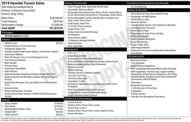 Used 2019 Gray Hyundai Value image 9