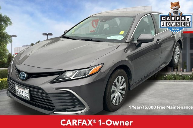 Certified Used 2022 Gray Toyota LE image 2