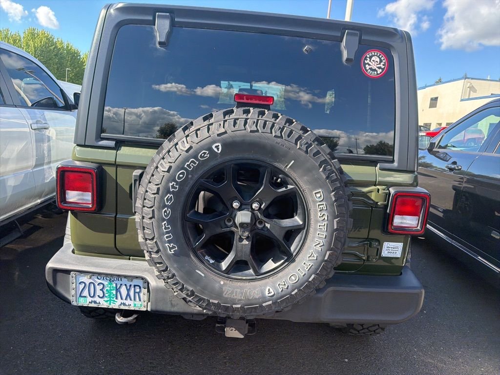 Used 2021 Sarge Green Clearcoat Jeep Willys image 5
