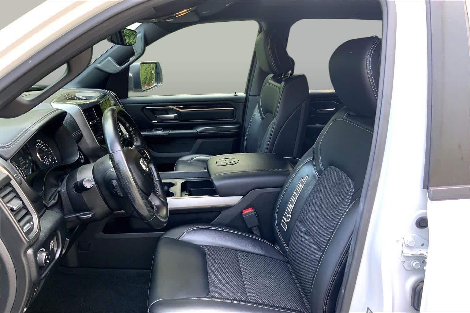 Used 2021 Bright White Clear Coat Ram Rebel image 8