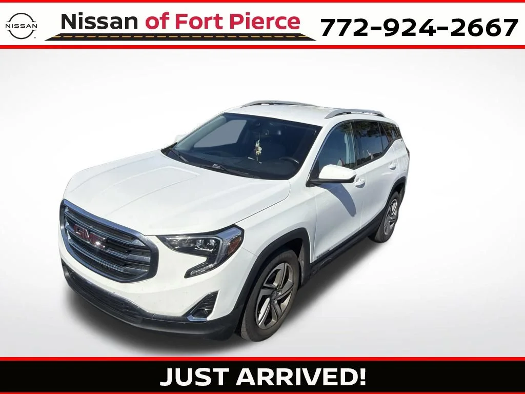 Used 2021 Summit White GMC SLT image 1