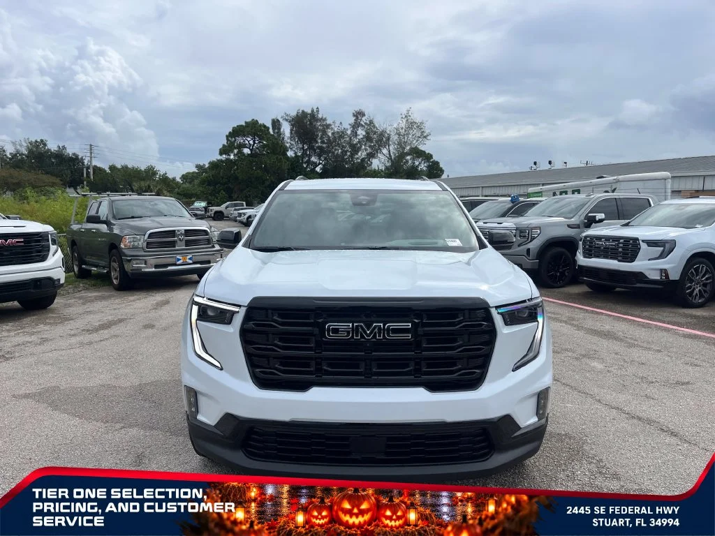 New 2027 Glacier White Tricoat GMC Elevation image 3