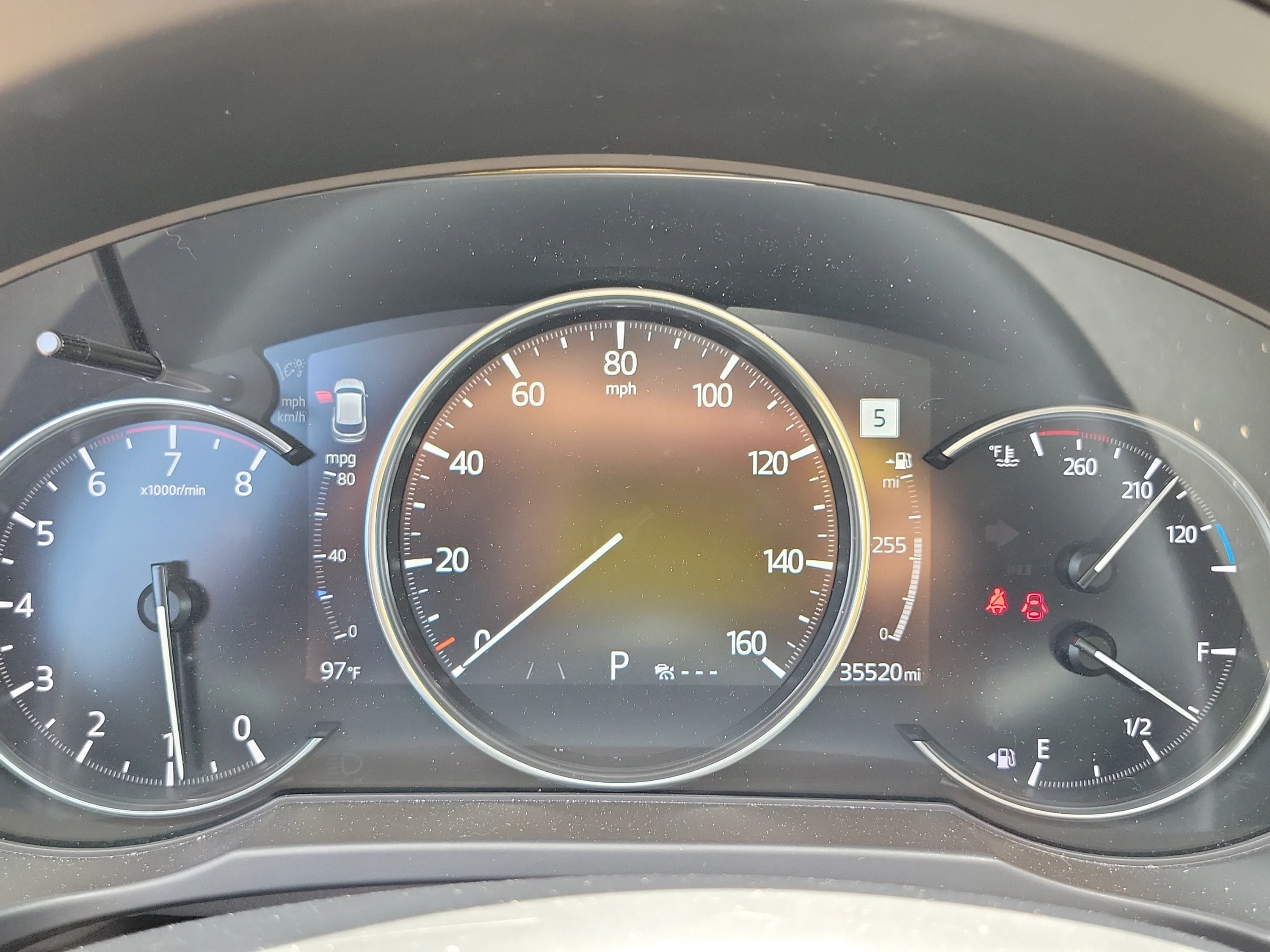 Used 2021 Deep Crystal Blue Mica Mazda Grand Touring image 27