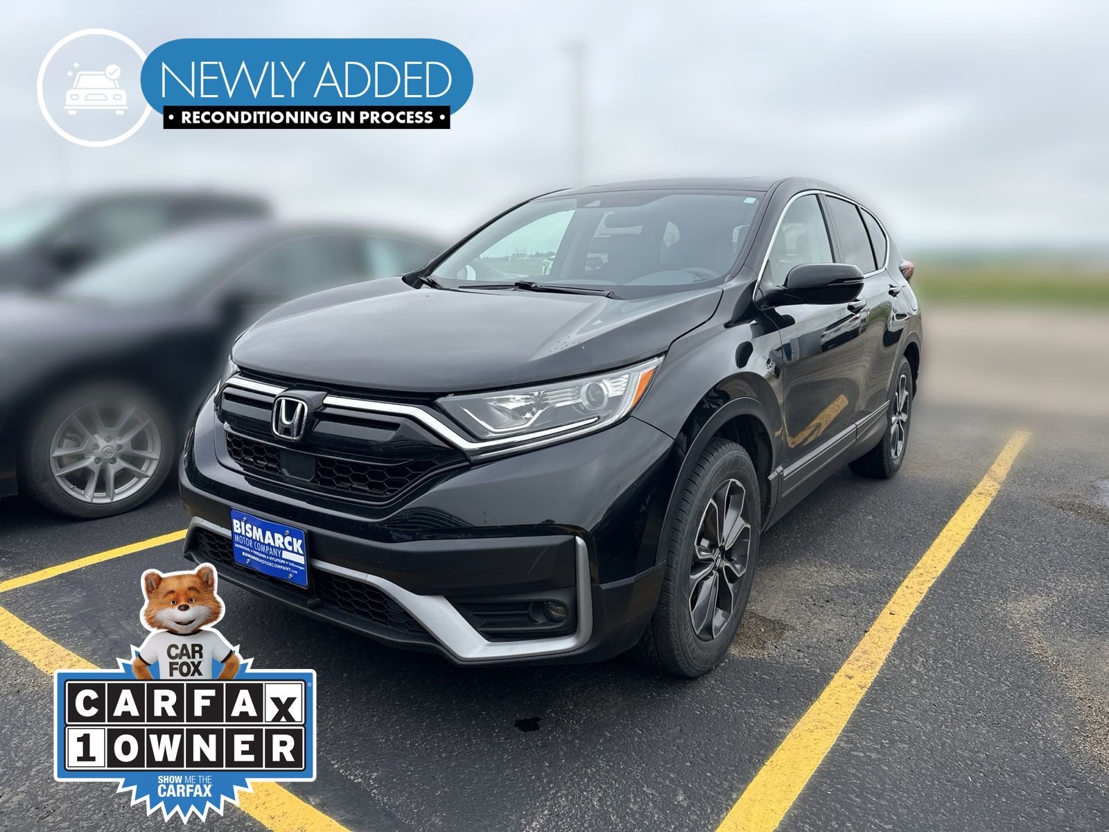 Used 2020 Black Honda EX image 1