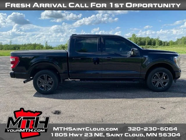 Certified Used 2023 Black Ford Lariat image 1