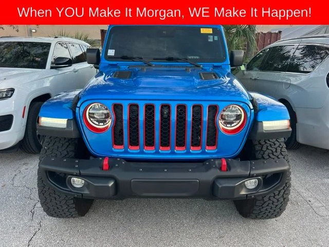 Used 2022 Blue Jeep Unlimited Rubicon image 3