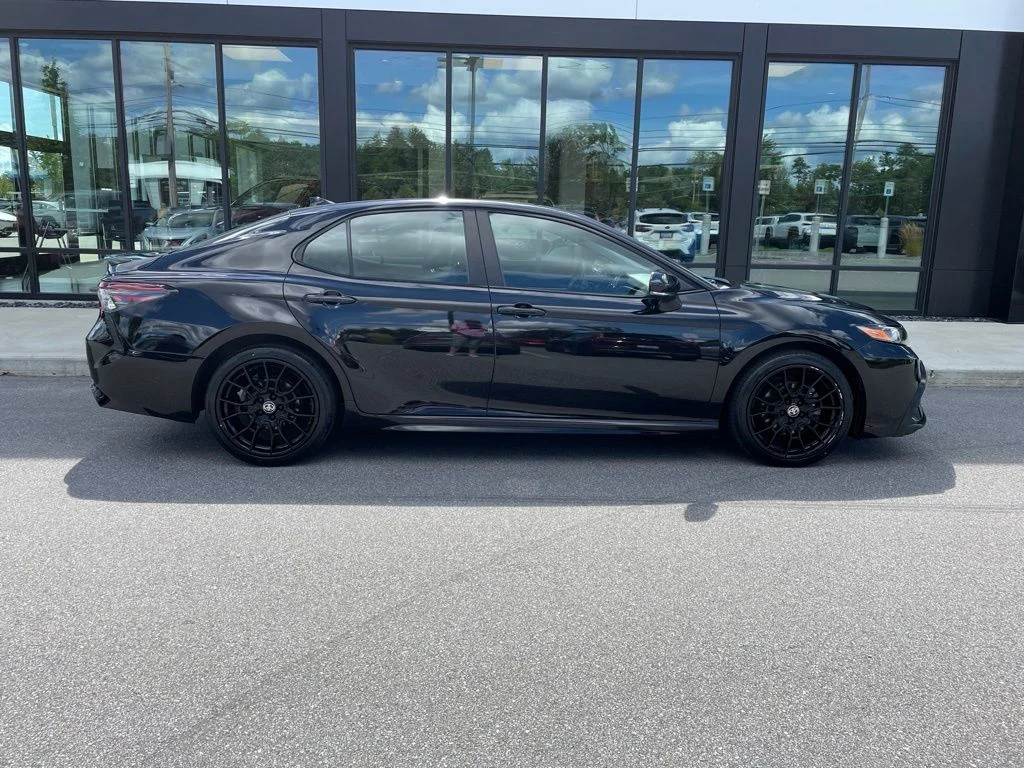 Used 2024 Midnight Black Metallic Toyota SE Nightshade image 3