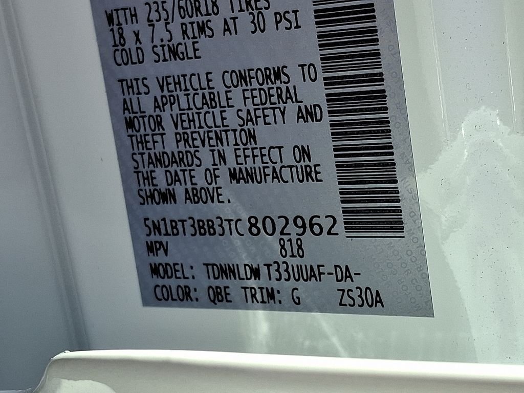 New 2026 Everest White Pearl TriCoat Nissan SV image 19