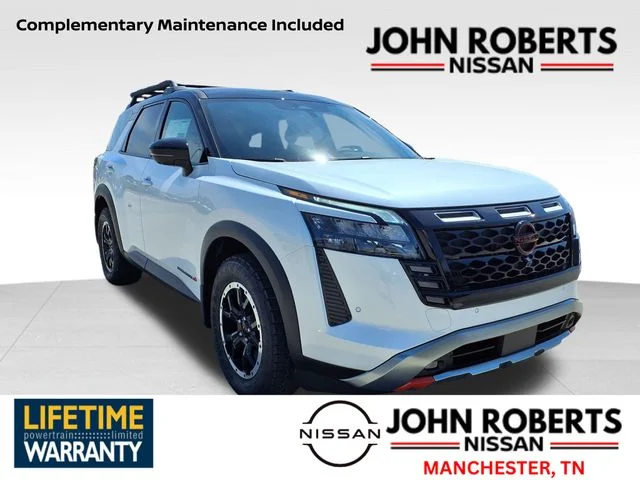 New 2026 Everest White Pearl TriCoat / Super Black Two-tone Nissan Rock Creek® image 1