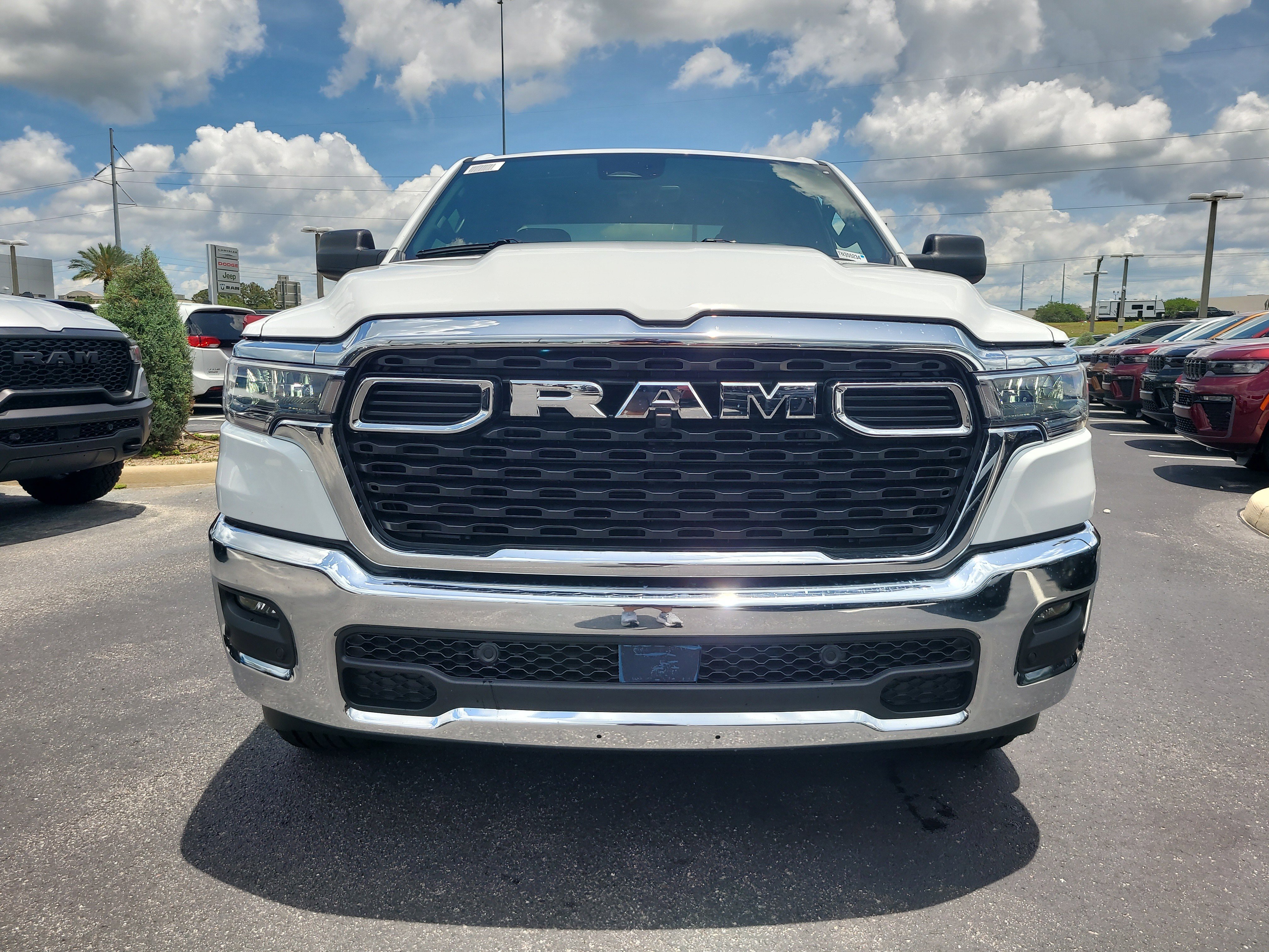 New 2026 Bright White Clear-Coat Exterior Paint RAM Big Horn image 3