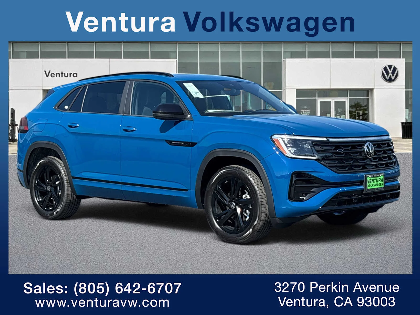 2026 Volkswagen Atlas Cross Sport 2.0T SEL R-Line Black