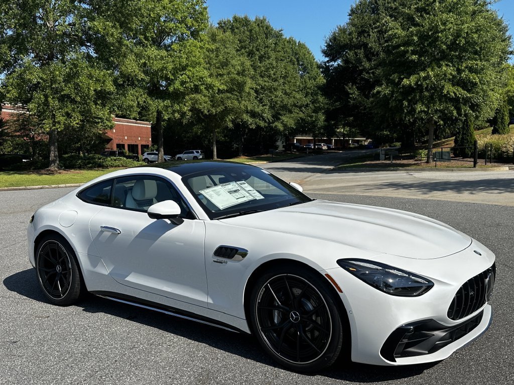 New 2026 MANUFAKTUR Moonlight White Metallic Mercedes-Benz AMG® GT 43 image 34
