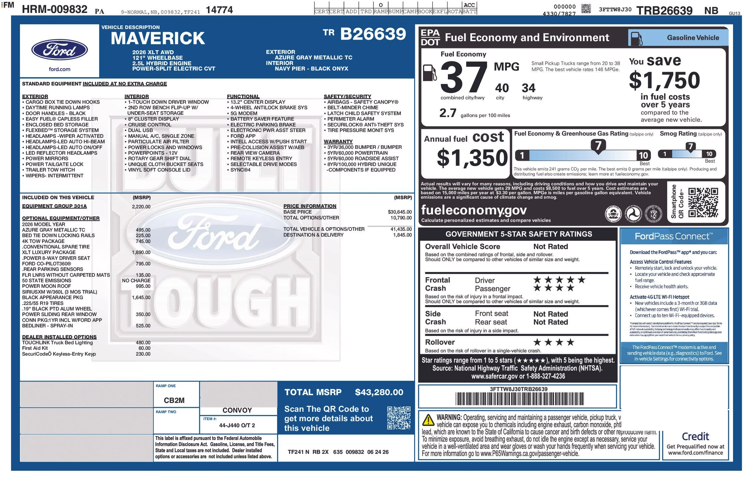 New 2026 Gray Ford XLT image 6