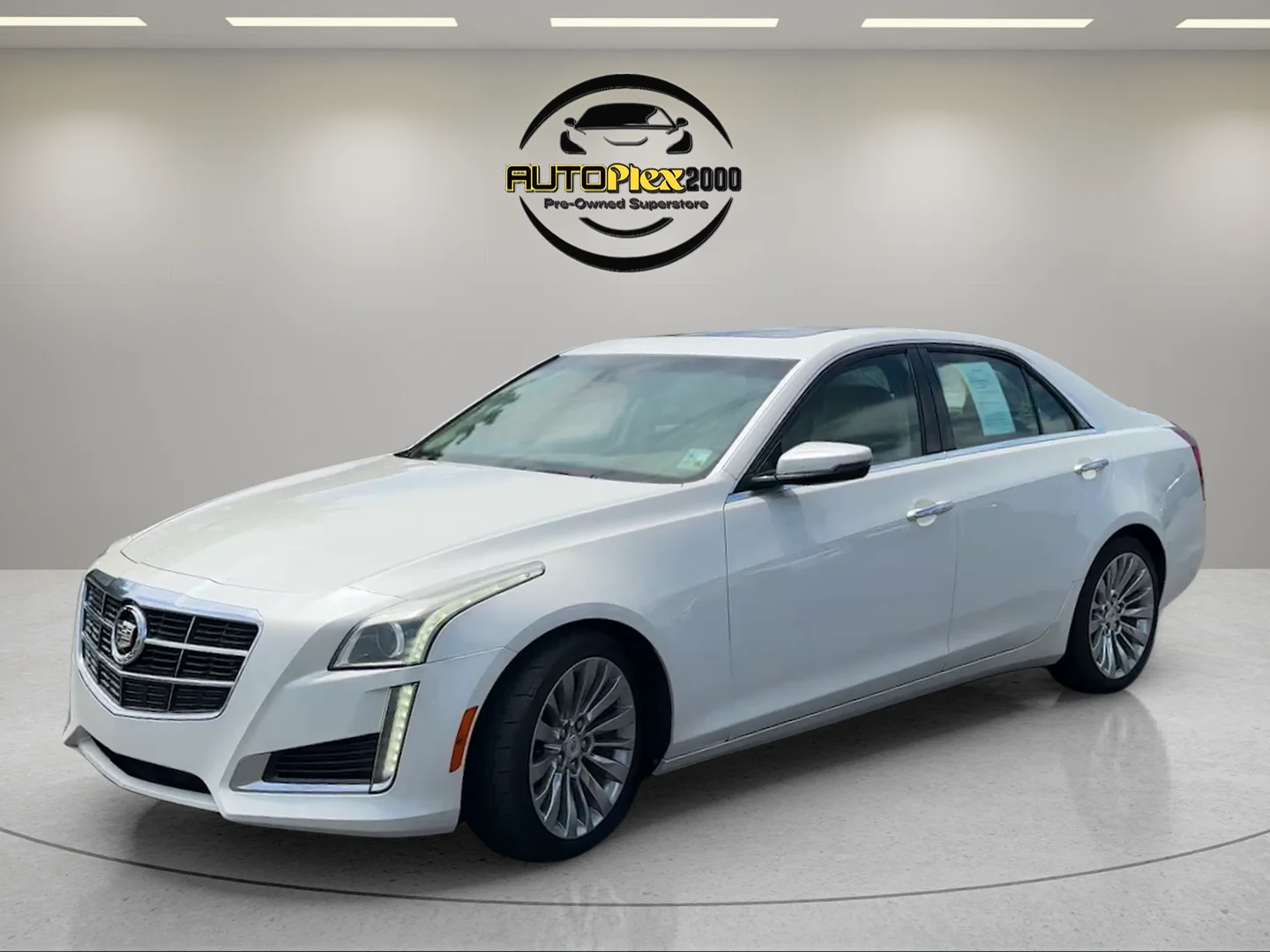 Used 2014 White Cadillac 2.0L Turbo Luxury image 3