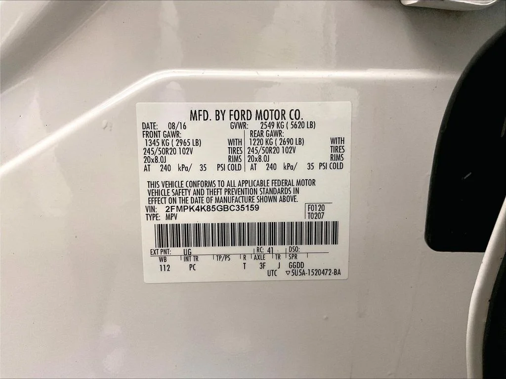 Used 2016 White Ford Titanium image 39