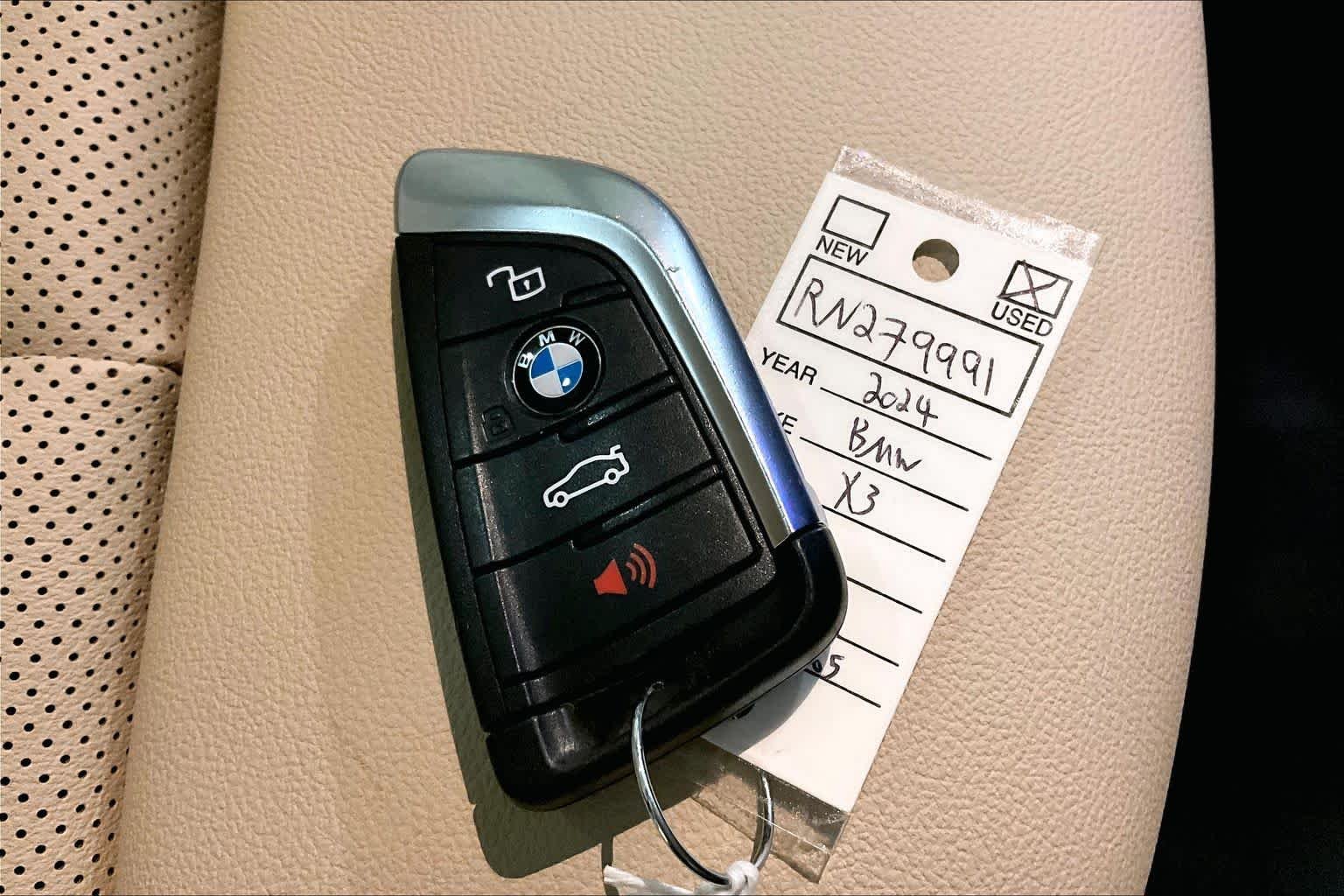 Certified Used 2024 Black Sapphire Metallic BMW xDrive30i image 14