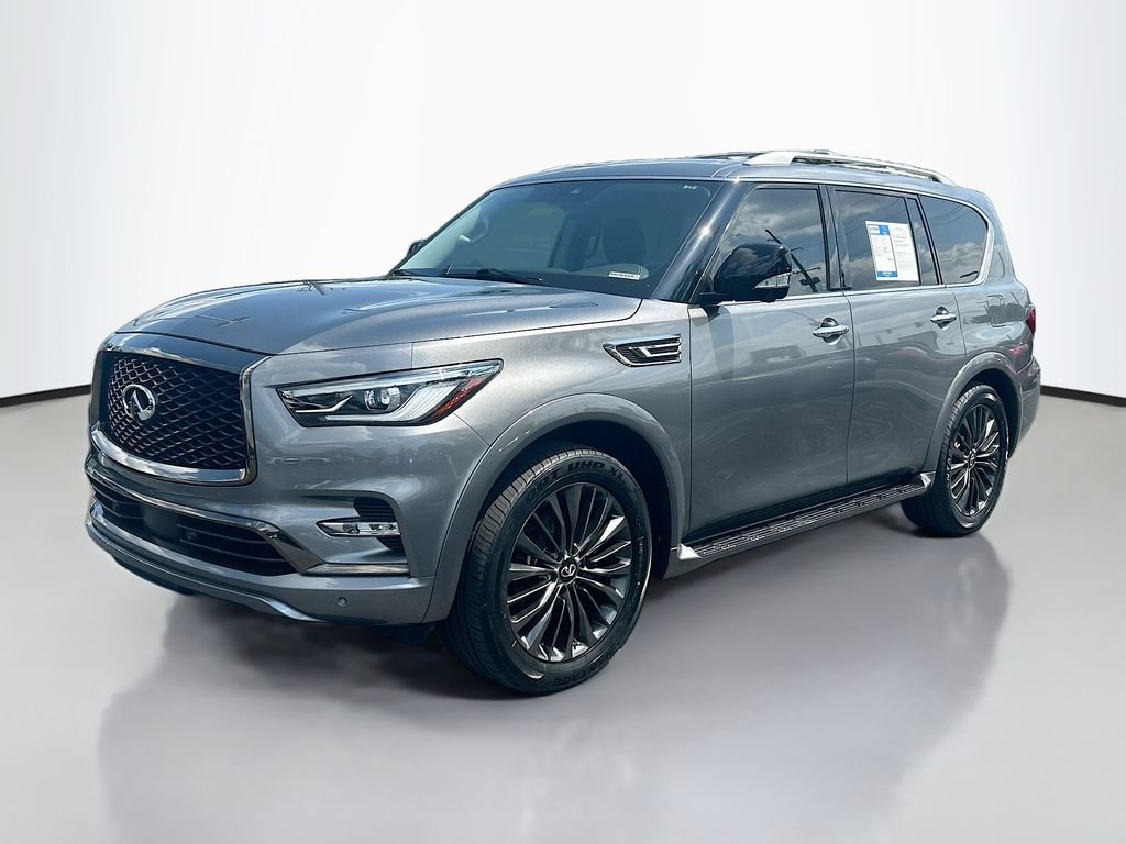 Used 2021 Graphite Shadow INFINITI PREMIUM SELECT image 3
