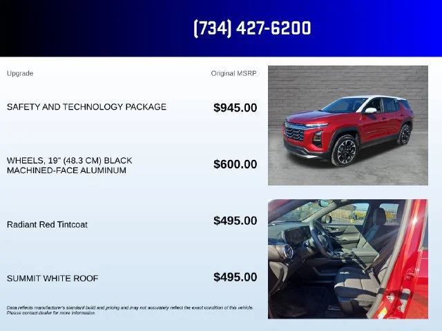 Used 2026 Radiant Red Tintcoat Chevrolet LT image 5