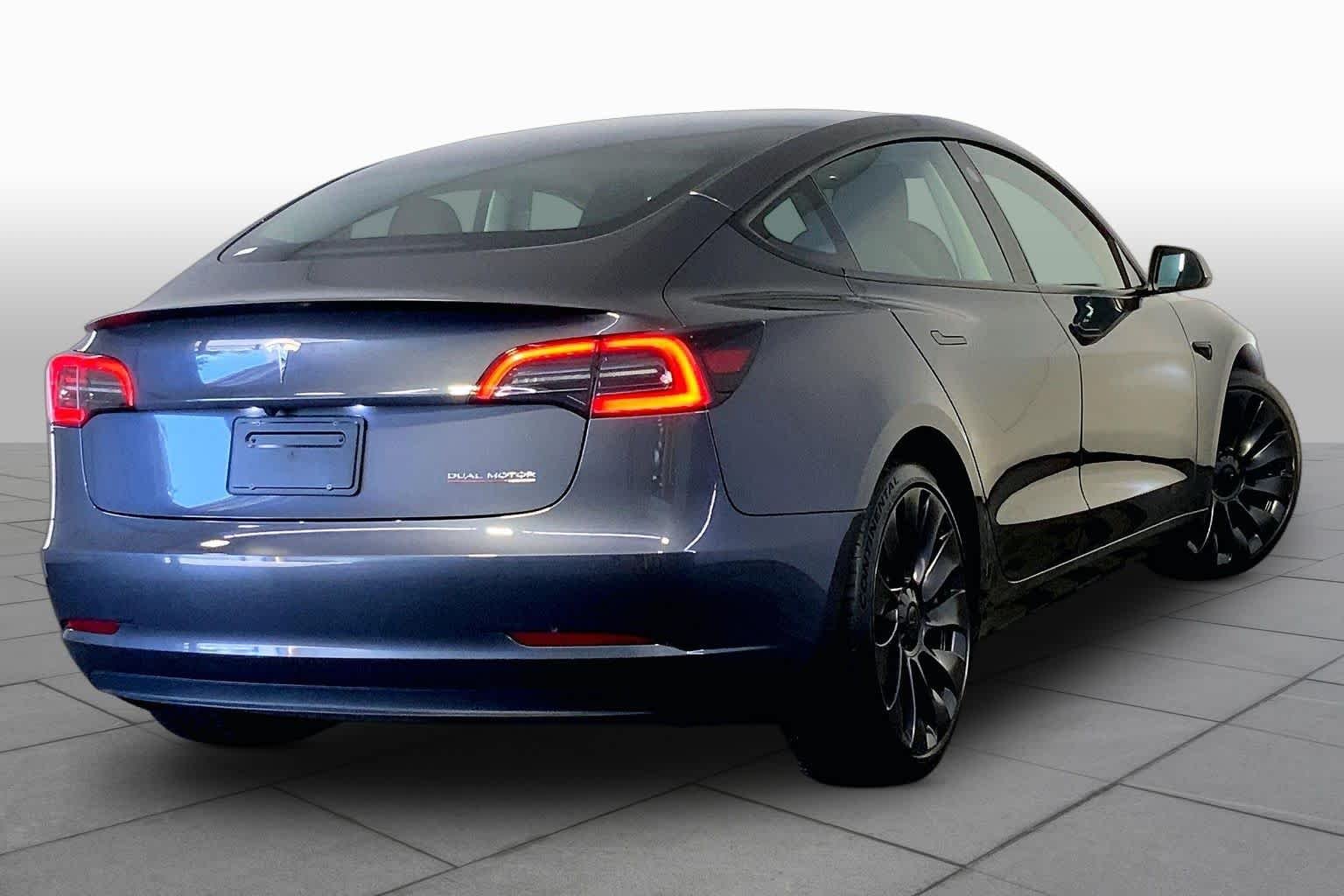 Used 2023 Deep Blue Metallic Tesla Performance image 12